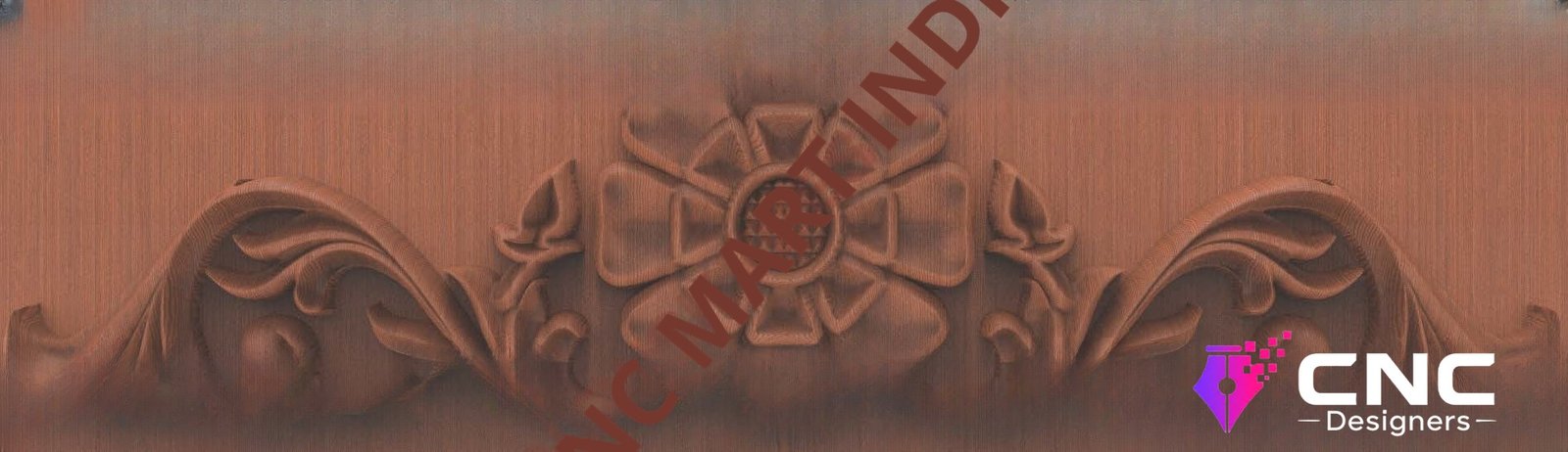 Beds & Sofa - BS-18 Elegant Floral Ganesha Relief Carving for Furniture Panels
